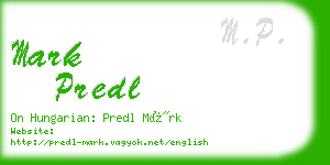 mark predl business card